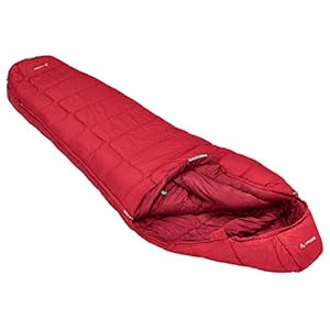 VAUDE Mumienschlafsack 220 cm Sioux 800, atmungsaktiver 3-Jahreszeiten Schlafsack, kompakter Kunstfaserschlafsack 1500g…