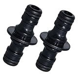 Aidqxbaoer 2 pièces raccords de Tuyau d'arrosage,1/2 Pouce Double fiche Pièce,raccordement...