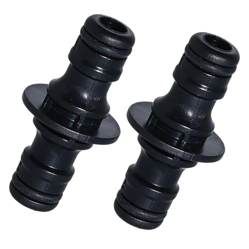 Aidqxbaoer 2 pièces raccords de Tuyau d'arrosage,1/2 Pouce Double fiche Pièce,raccordement de Deux tuyaux pour l'extension, même avec Une Pression d'eau...