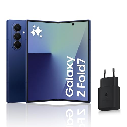 Samsung Galaxy Z Fold7, Smartphone Android 5G avec Galaxy AI, 256 Go, Chargeur Secteur Rapide 25W Inclus, Smartphone déverrouillé, Bleu Nuit, Version FR Samsung Galaxy Z Fold7, Smartphone Android 5G avec Galaxy AI, 256 Go, Chargeur Secteur Rapide 25W Inclus, Smartphone déverrouillé, Bleu Nuit, Version FR