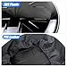Spare Tire Cover Compatible with Land Rover Defender 90 110 130 Accessories 2025 2024 2023 2022 2021 2020, Glossy Black Spare Tyre Wheel Protector ABS Plastic (Flag Pattern)