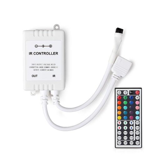 Contrôleur Controller + Télécommande IR pour RGB LED Bande Ruban Lumineuse