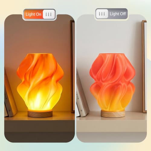 Image of IEMAI Translucent PETG Filament 1.75mm 1kg, Dual Color Gradient Red to Orange 3D Printer Filament Up to 600mm /s Rapid Printing for Lampshades Artwork & Home Decor