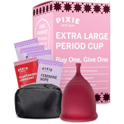 Pixie Soft Menstrual Cup - Ranked 1 for Most Comfortable Reusable Period…