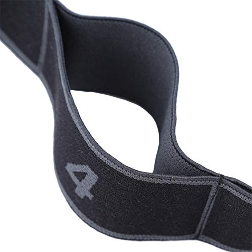 Idiytip Latin Stretch Band Dance Stretching Straps Elastic Band For Gym Yoga Fitness Dancer Gymnastics Exercise,Gray #TOP7