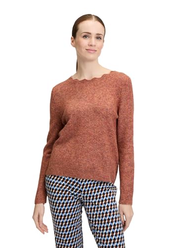 Cartoon Damen Strickpullover mit Rundhalsausschnitt 44, Hellbraun