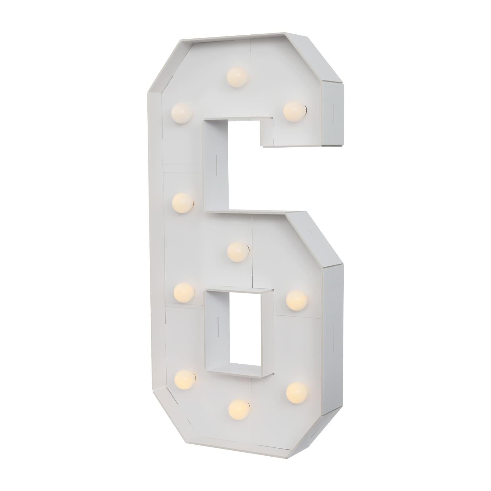 Chiffres Lumineux LED 2000-3000K en Hauteur 100cm, Décoration d'Anniversaire, Lumineux Géant Chiffres 0 à 9 Pour Anniversaire, Mariage, Fête, Nouvelle Année (6)