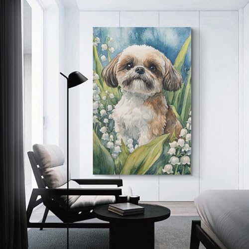 Cuadros decoracion pintura salon y poster impresiones lienzo Pekín 50x75cm 3