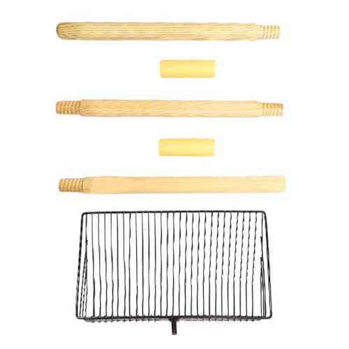 Râteau à déjections canines en métal avec long manche télescopique durable - 2