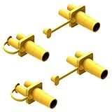 4pcs Tubing Adapter Compatible with Ameda Purely Yours HygieniKit Breast Pump Tubing Parts for Ameda Pump BPA Free Connector Between Tubing and Amede Pump Body(4pcs)