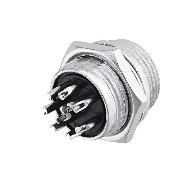 Pro3D GX16 9-Pin Circular Aviation Socket Plug Male and Female Panel Connector 3