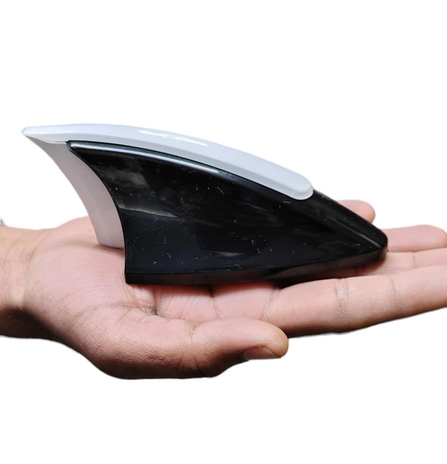 Autokaar Car Dummy Shark Fin Show Antenna Sleek Type Dual Tone Black White for Skoda Kushaq/Slavia/Rapid/Kodiaq/Octavia/Fabia/Laura/Superb/Yeti - Image 2 thumbnail
