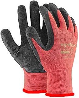 24 PAIRS NEW LATEX COATED WORK GLOVES SAFETY DURABLE GARDEN GRIP BUILDERS (M-8)