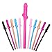 11 Bachelorette Party Straws with 1 Huge Pink Bride Straw - Bachelorette Party Supplies and favors for the Bachelorette Party Decorations - Girls Night Out & Hens Night Decor Kit