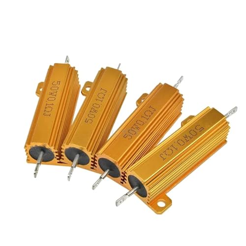 RX24 50W Aluminum Power Metal Shell Case Wirewound Resistor 3.3 4 4.7 5 6 7 8 9 10 12 15 18 20 22 25 30 33 40 47 50 51 60 R Ohm(RX24 50W 60K 1pcs)