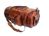 HEBILLAS Y CREMALLERAS PREMIUM: los materiales utilizados en la confeccion de este bolso de viajes son de los más duraderos y confiables en el mercado. El cuero es hermoso, flexible, resistente y resistirá la prueba del tiempo. En JAALD utilzamos cremalleras sólidas y la herrajeria utilizada es pulida a mano para lograr un efecto vintage. El interior está recubierto de un fino lienzo de algodón. Las correas para los hombros son anchas y ajustables.