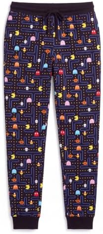 Pac-Man Pajama Pants for Men, Cotton Halloween Pacman Pajamas, Jogger Pj Pants for Men image 4