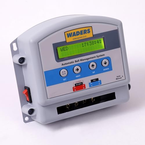 WADERS Automatic School Bell Management System Especially for Schools (25 Sessions/Day and 3 Seasons)