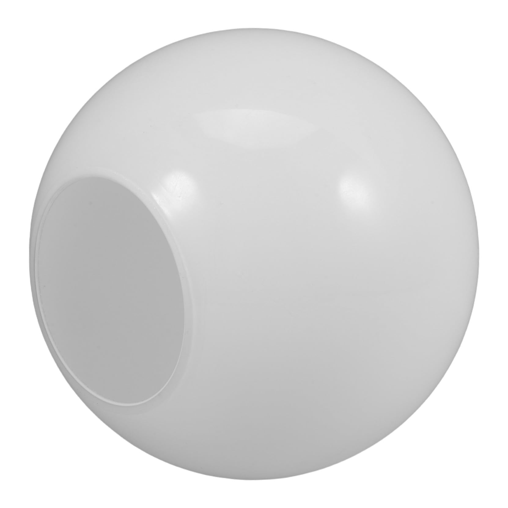Paralume Sostitutivo Bianco Sfera Opaca 550 Mm | Copertura Per Lampadari E Lampade A Sospensione, Base Rotonda 12 Cm, In Materiale Resistente - 4