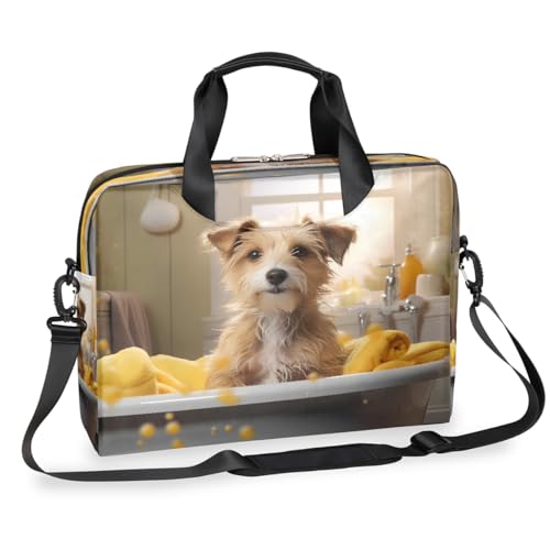 Maletín para laptop 15.6 - 16 pulgadas con diseño de perro miniatura 1