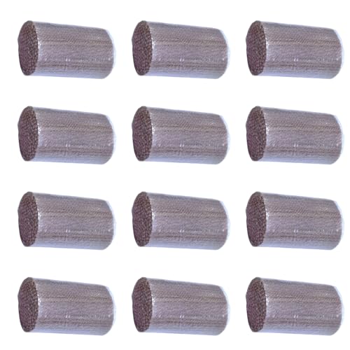 Image of Yglnden 12 Rolls Latch Hook Kit Colorful Yarn Bundles Cut Rug DIY Latch Hook for Handmake Craft Sewing Knitting for Adults (Light Brown #45)