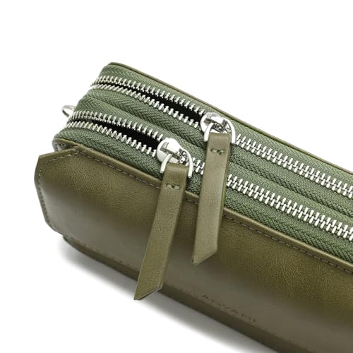 Image of Lanyani RFID Crossbody Wallet Wristlet Purse with Phone Pocket For Women Vegan Leather