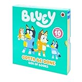 Bluey Gotta Be Done! 10 Picture Books Story Collection Box Set (Typewriter, Swim School, Shadowlands, My Mum is the Best, Mum School, Daddy Robot, Daddy Putdown, My Dad is Awesome, Camping, Baby Race)