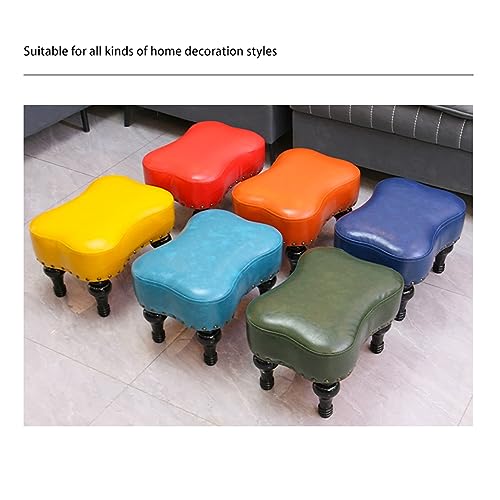 Repose-Pieds en Cuir Premium | Table Basse Basse d'Exception - 4