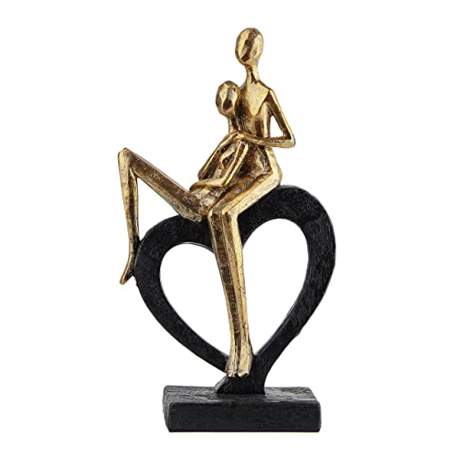Smadeer Abstract Art Statue For Home Decor, For Couple Her Him Girl Wife Woman,Absract Decor Sculptures For Shelf Living Room Decor Accents,Romantic Wedding Love Gift Modern Figurine #TOP8