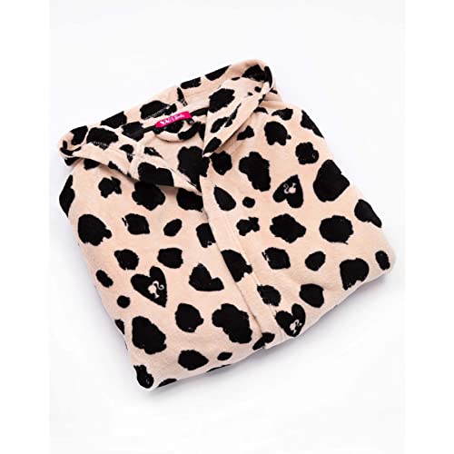 Barbie Dressing Gown Girls Kids Animal Leopard Print Pjs Robe 3-4 Years #TOP4