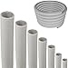 Produktbild Universeller Flexibles Wellrohr Härtedruck 320N | Länge: 5 10 25 oder 50 m Kabelschutz Schutz Rohr ungeschlitzt Auswahl: (Ø 14,1 mm innen/Ø 20 mm außen / 10m Meter)
