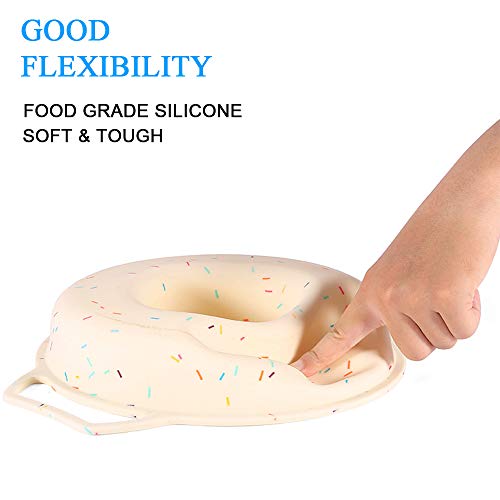 Ayccnh Silicone Donut Pan Cake Mold 9 Inch Doughnut Pans For Baking, Non Stick Round Cake Pan With Handle (Large，1Pack) #TOP3