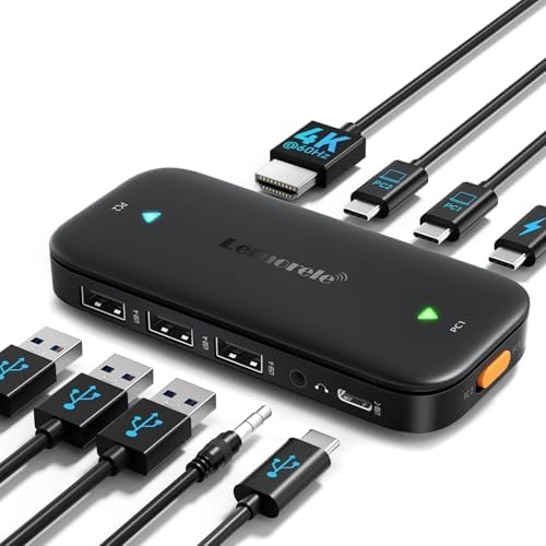 Lemorele USB-C KVM Switch