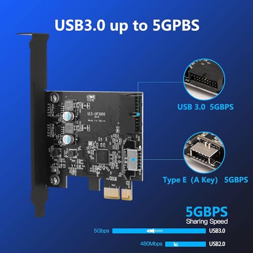 Adaptador PCIe x1 a USB 3.0 de 19 pines soluciona falta de conector Tipo E 3