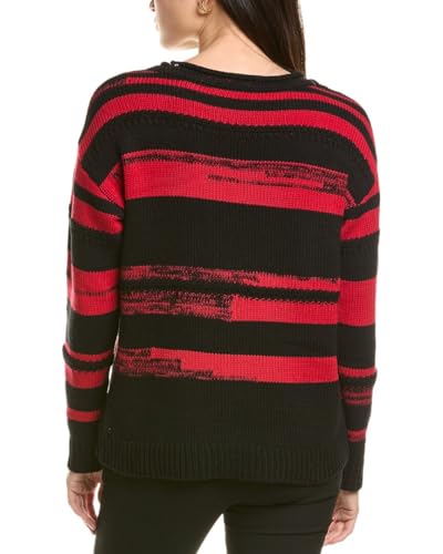 Jones New York Women's Colorblock Long Sleeve Crewneck2