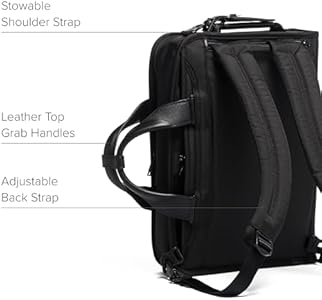 Tumi Official TUMI Alpha 3 Slim 3-Way Brief Briefcase, black