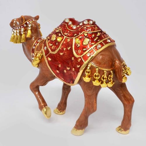 Juanxian Feng Shui Home Figurine CRIMSON RED CASH FLOW CAMEL Attract Wealth Wisdom Lucky Gift Bring Good Luck - Image 2