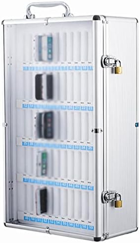 Transparent Lockable Phone Storage Cabinet for Schools & Offices, Secure Multiple Devices, Efficient Organization for Classrooms & Workspaces, Ideal for Safety & Accessibility