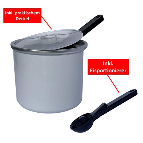 PerfectMix EISMEISTER Eismaschine Eis-creme zum selber machen,für 4 Personen,5in1 Machine - Speiseeismaschine… – Bild 6