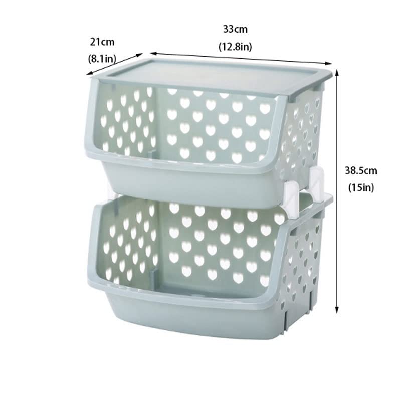 Organizador de cocina de varias capas y cesta para frutas y verduras 2