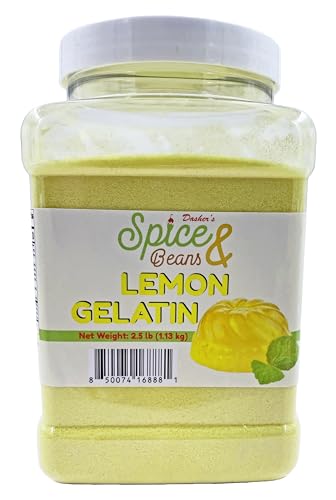 Lemon Gelatin Dessert Mix | Bulk Gelatin Powder for Jello