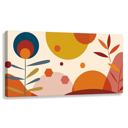 Novup Abstract Wall Art Autumn Bloom Canvas Print Decor Pictures