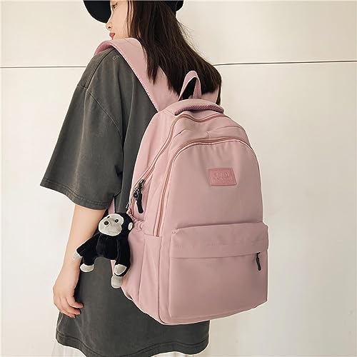 Mochila de nylon impermeable escolar para evitar libros mojados en invierno 5