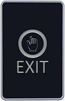 Vista 4 de Sistema de control de acceso para puerta, impermeable, NFC RFID, kit de cerradura magnética eléctrica de 600 libras, con botón de salida táctil