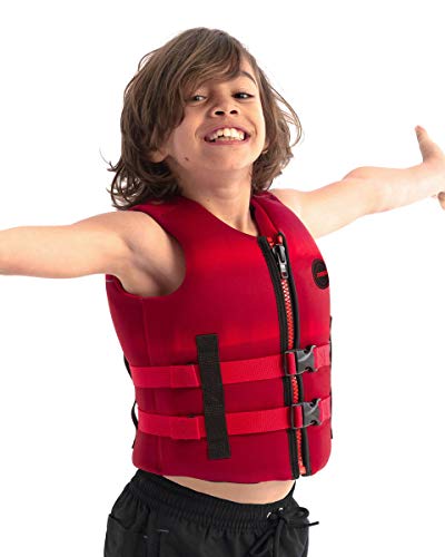 Jobe Chaleco Salvavidas de Neopreno niños Rojo 152