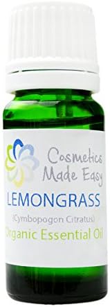 Organic Lemongrass Pure Essential Oil 10ml Cymbopogon Citratus
