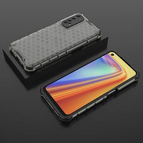 Image of Glasgow Back Case Cover Designed for Realme Narzo 20 Pro - Black