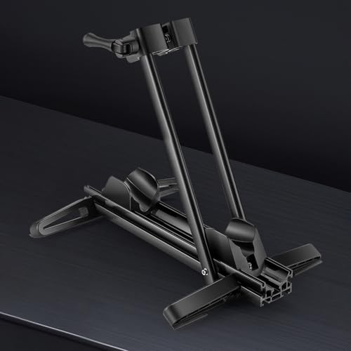 Support de sol pour vélo et trottinette avec rack de rangement pliable