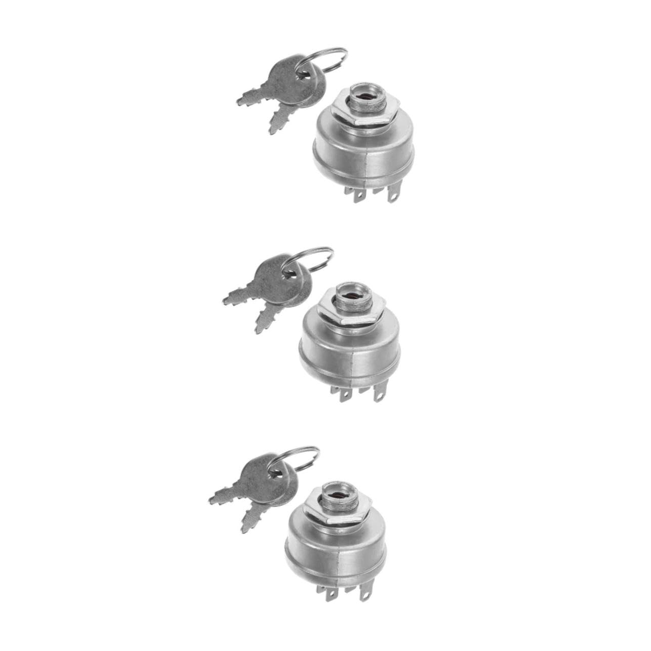 TOYANDONA 3 Piezas Interruptor de Encendido para Cortacésped Interruptor de Encendido Compatible con Mower Starter Reemplazo Seguro y Duradero con para Tractores y Cortacéspedes de Motor