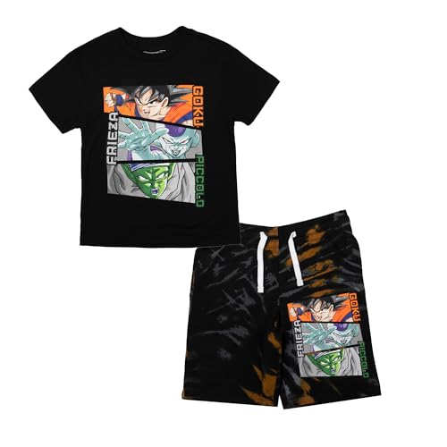 Dragon Ball Z Goku, Frieza, and Piccolo Short Sleeve Tee and Lounge Shorts 2-Piece Set3